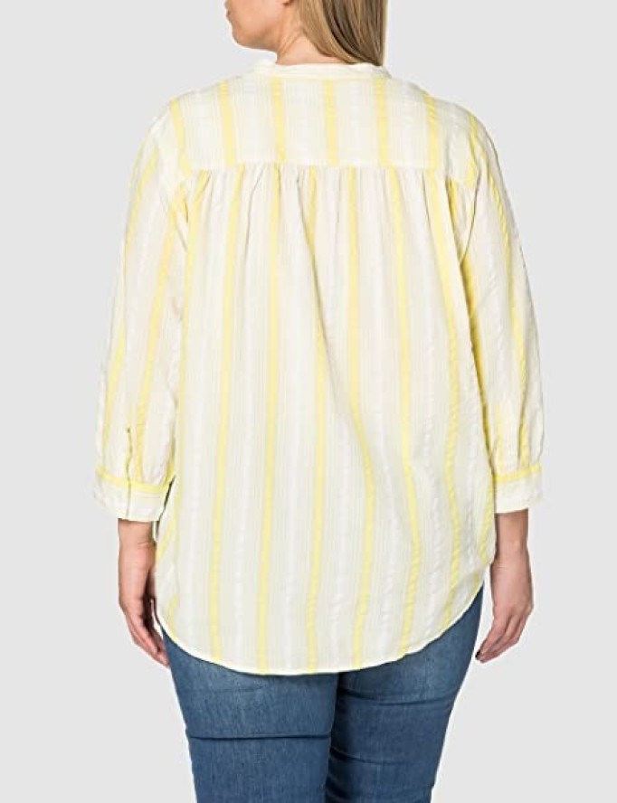 LEE ESSENTIAL BLOUSE DAMSKA KOSZULA MATERIAŁOWA W PASKI LIME JUICE L45VZQQI 112110651