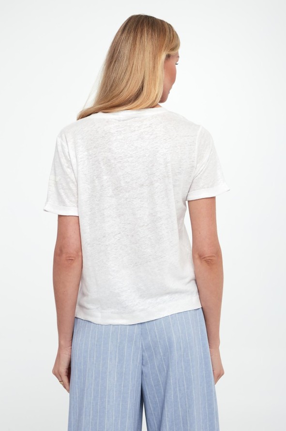 T-shirt damski lniany SPORTALM