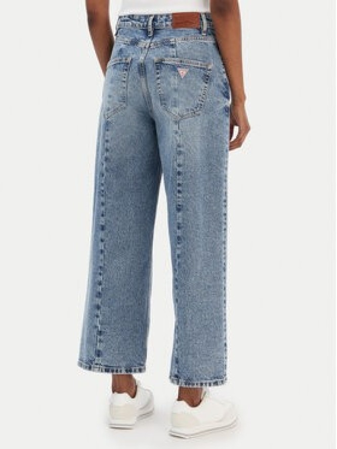 Guess Jeans Jeansy W6RA1H D5M4M Niebieski Wide Leg