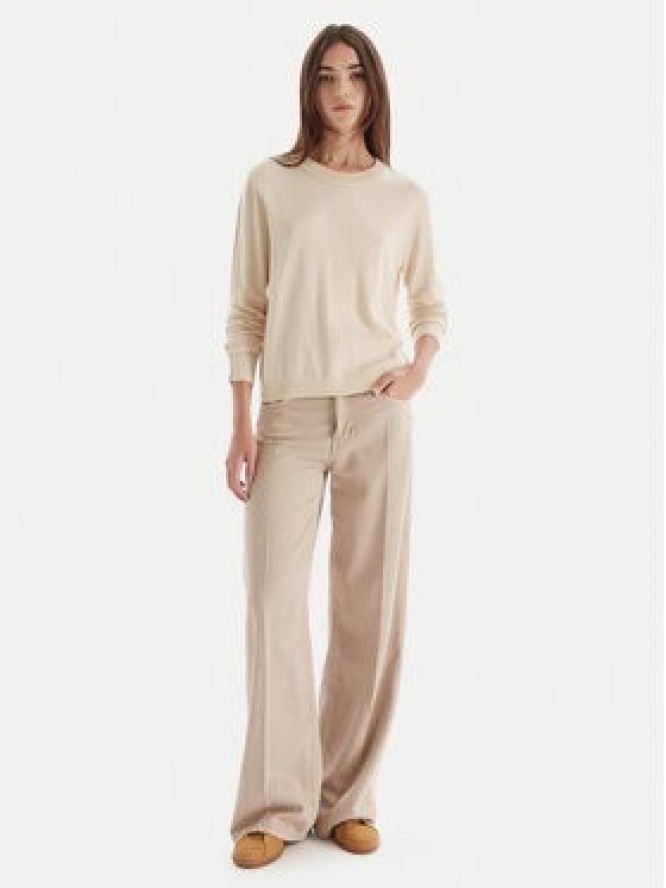 Patrizia Pepe Sweter 2K0363/KM36-W405 Écru Regular Fit