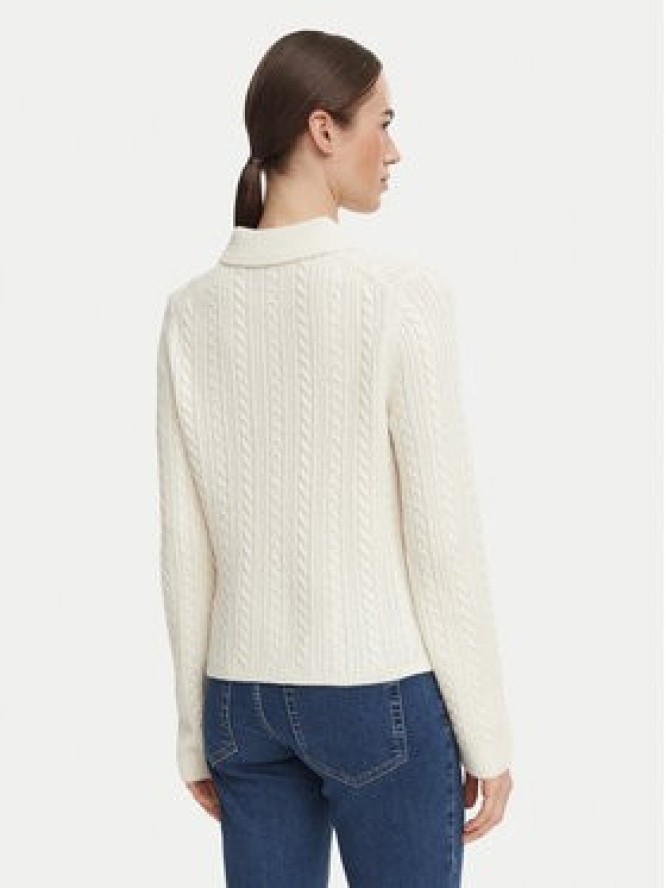 Tommy Hilfiger Sweter WW0WW52222 Kremowy Regular Fit