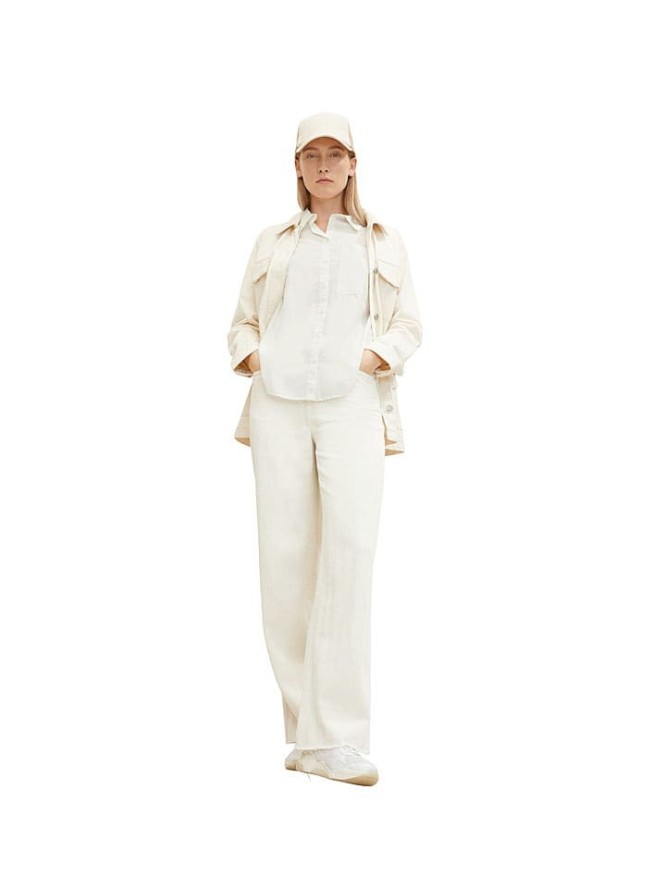 Tom Tailor Koszula w kolorze kremowym rozmiar: 44