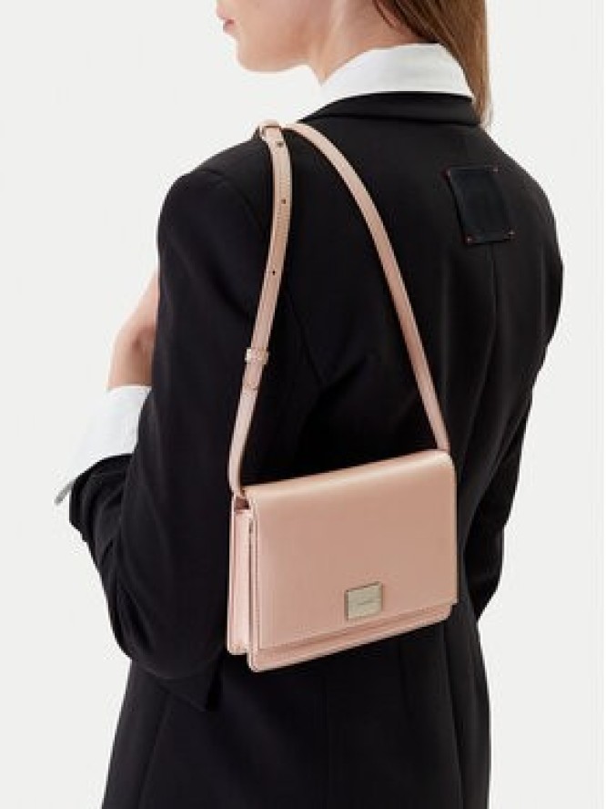 Calvin Klein Torebka Hardware Flap Crossbody K60K612967 Różowy