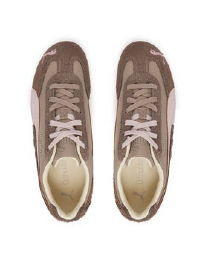 Puma Sneakersy Speedcat Brushed Luxe Wns 407672 01 Brązowy
