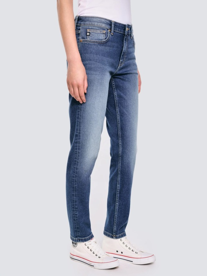 Jeansy damskie granatowe Maggie 546
