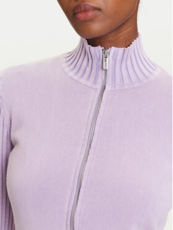 Karl Lagerfeld Jeans Kardigan A3W18010 Fioletowy Slim Fit