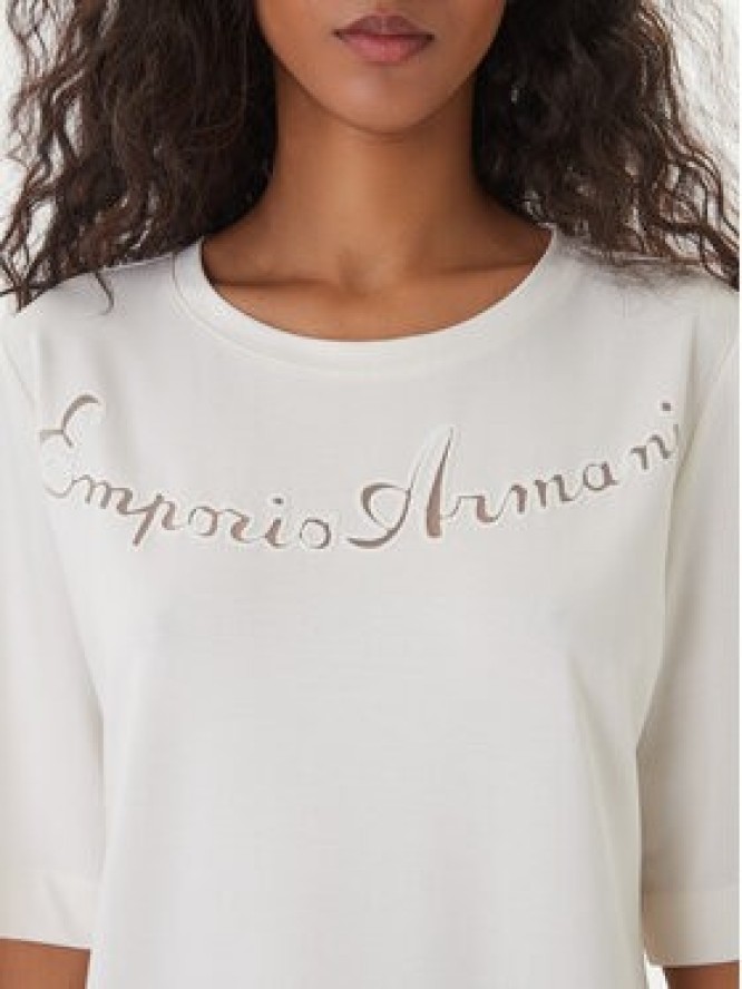 Emporio Armani Sukienka codzienna EW000618 AF20243 U1131 Biały Regular Fit