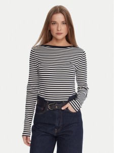 Tommy Hilfiger Bluzka WW0WW47309 Granatowy Slim Fit