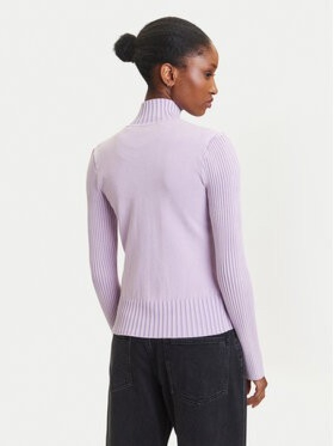 Karl Lagerfeld Jeans Kardigan A3W18010 Fioletowy Slim Fit