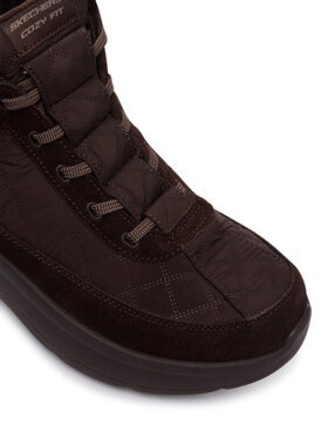 Skechers Trzewiki On-The-GO Encore - Cozy Fit Maisie 144844/DBRN Brązowy