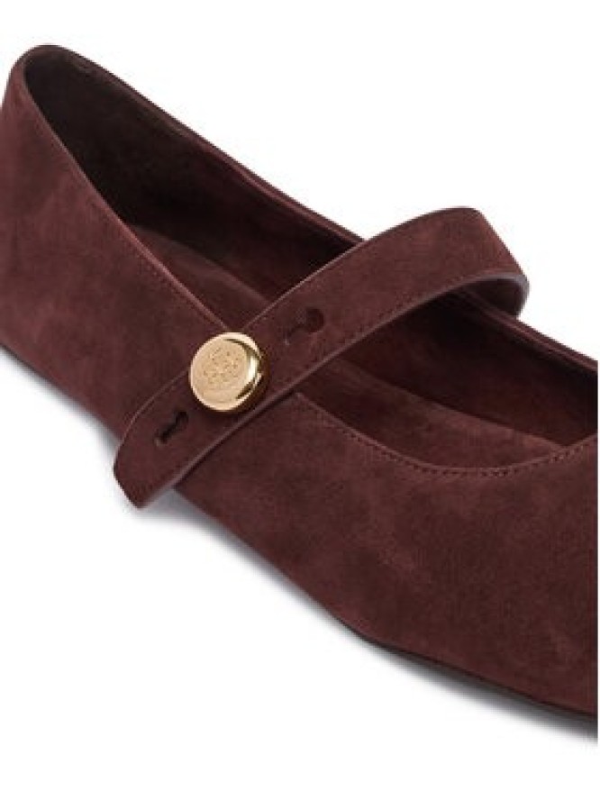 Tory Burch Baleriny 184681 Brązowy