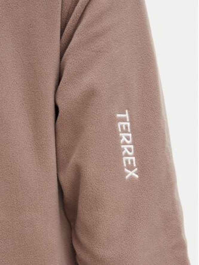 adidas Polar Terrex Multi Essentials Full Zip Fleece Jacket KY9854 Brązowy jasny Regular Fit