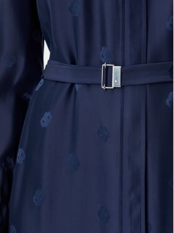 BOSS Sukienka koszulowa Dieshina1 50532758 Granatowy Relaxed Fit