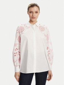 French Connection Koszula 72YBB Biały Relaxed Fit