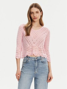 JDY Sweter New Sun 15212788 Różowy Regular Fit
