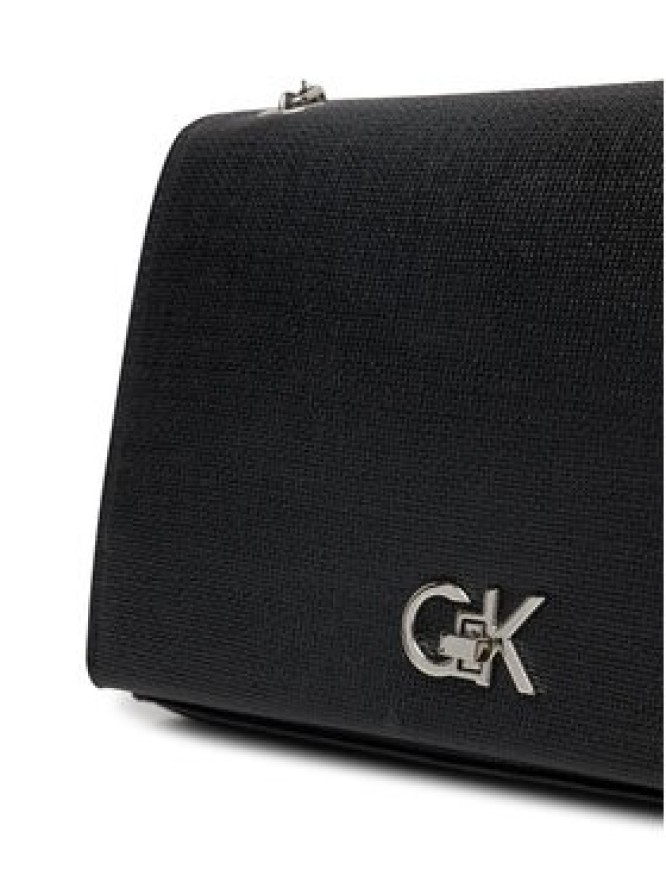 Calvin Klein Torebka Ck Medium Conv Chain Bag_Tex K60K613177 Czarny