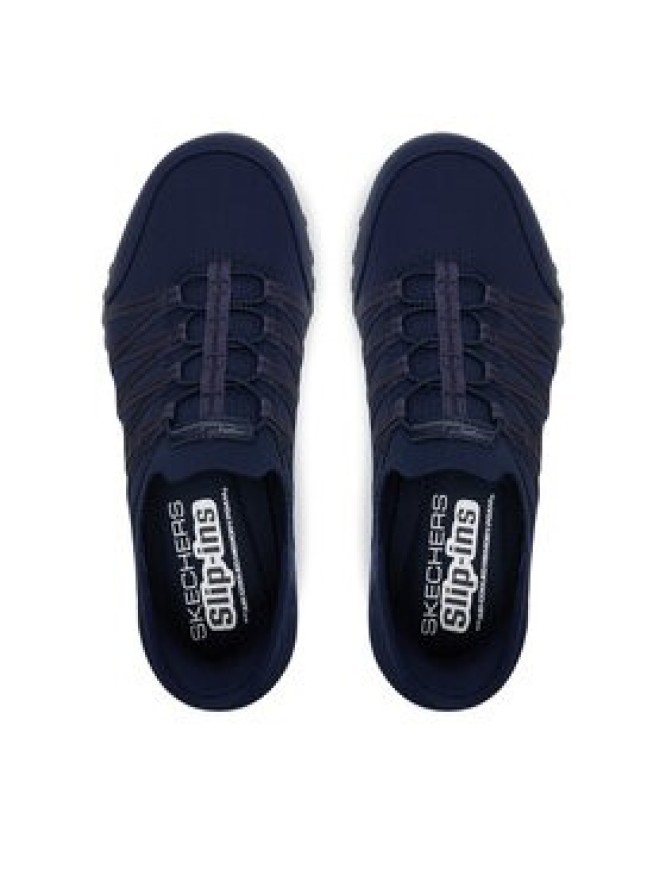 Skechers Sneakersy Skechers Slip-ins: Breathe Easy - Roll With Me Granatowy