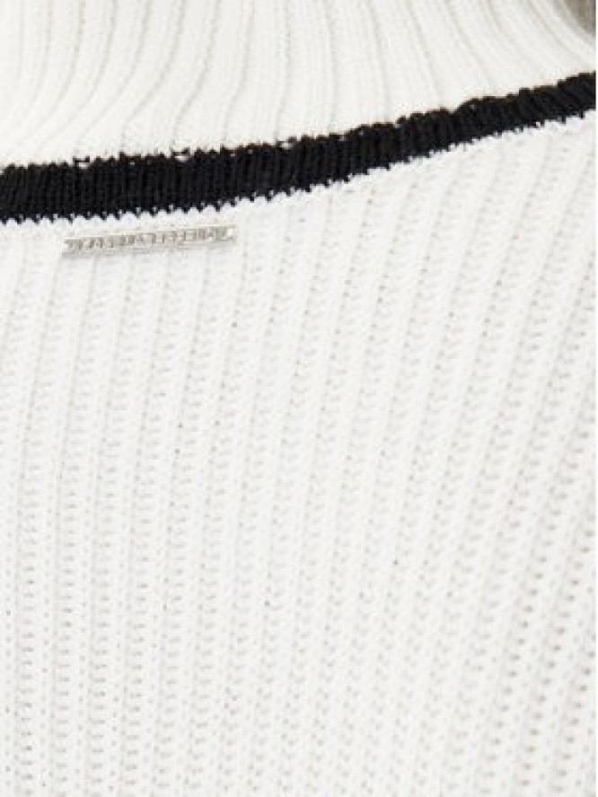 KARL LAGERFELD Golf A4W18051 Biały Regular Fit