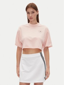 adidas by Stella McCartney T-Shirt JJ0081 Różowy Oversize