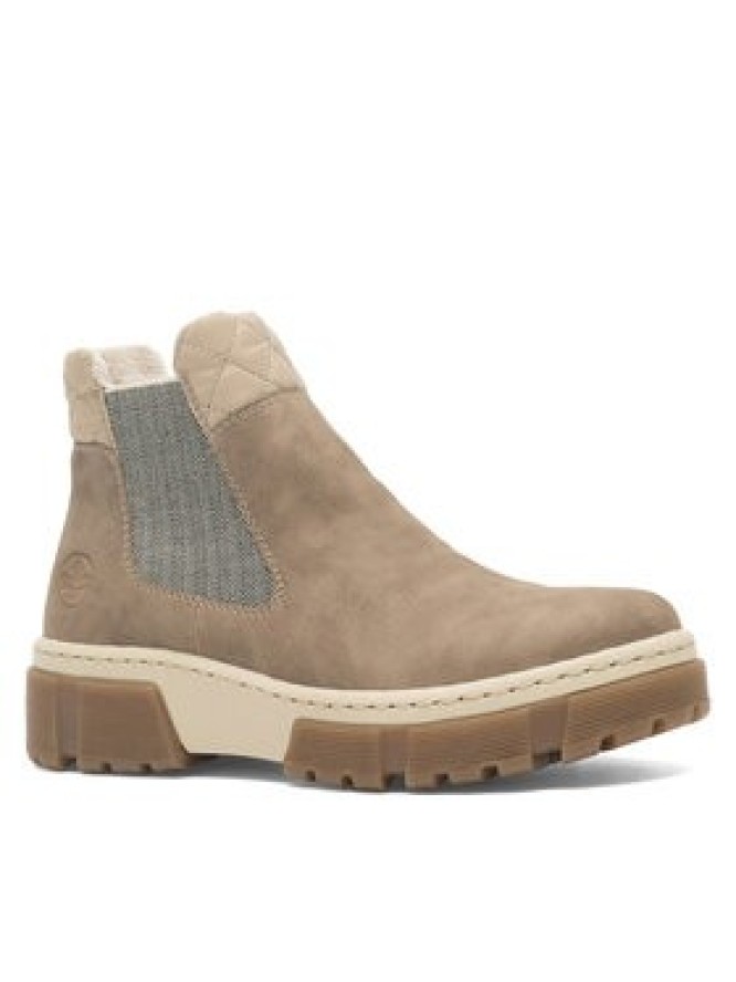 Rieker Botki X8674-64 Beżowy