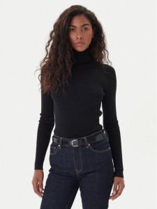 Lauren Ralph Lauren Golf L/s Turtle Neck 200643398011 Czarny Slim Fit