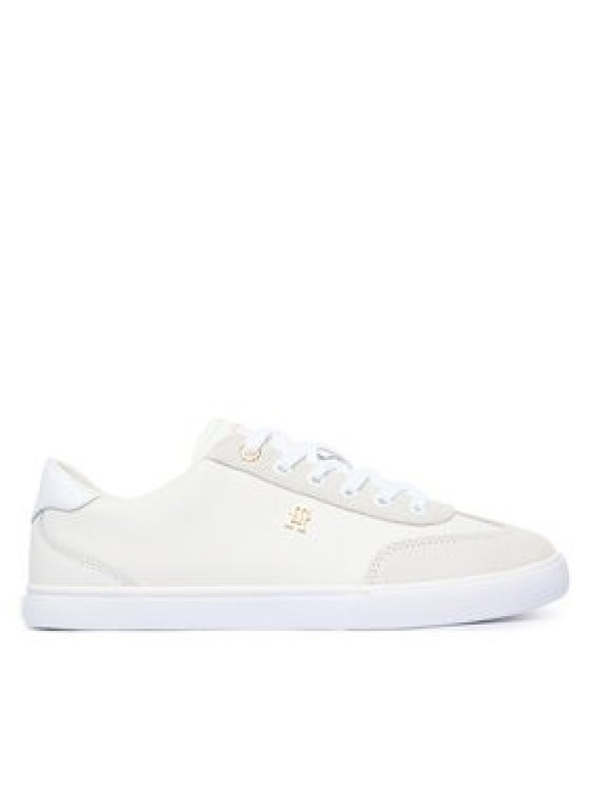Tommy Hilfiger Sneakersy Th Chic Low Vulc FW0FW09391 Kremowy
