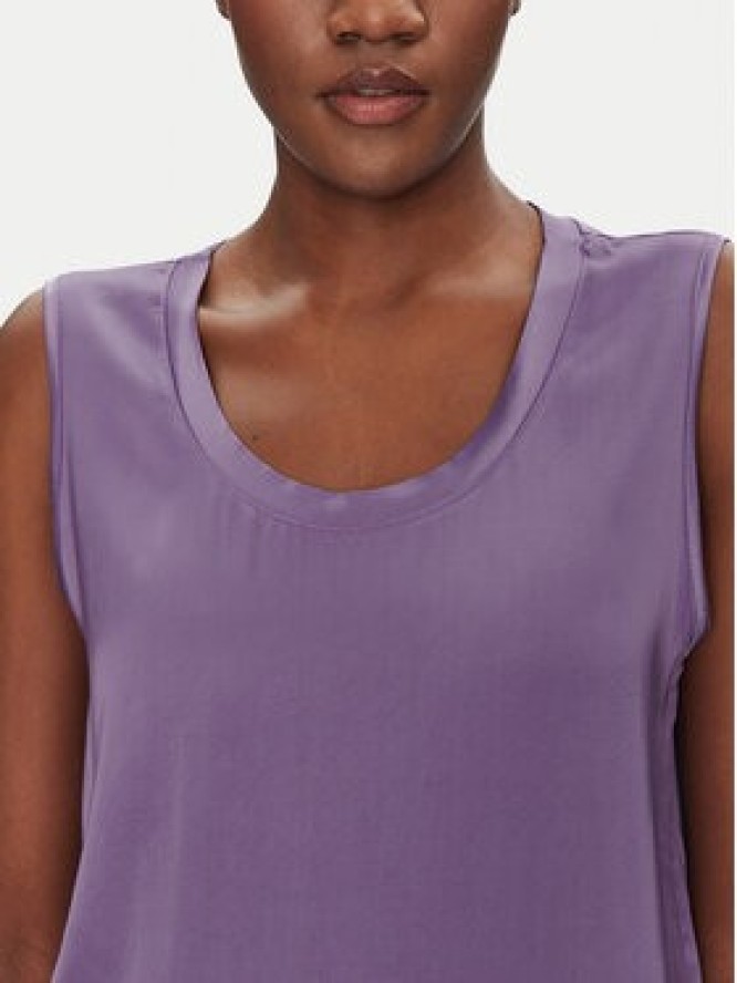 ViCOLO Bluzka TD0006 Fioletowy Relaxed Fit