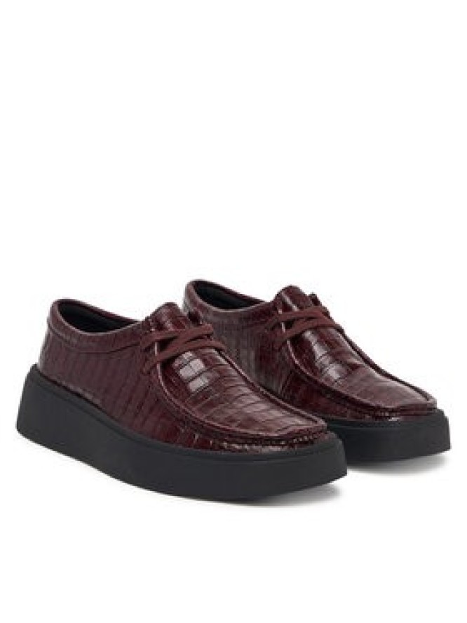 Clarks Półbuty Torview W 26328105 Bordowy