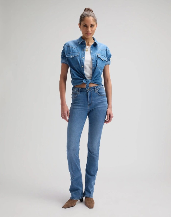 DAMSKIE SPODNIE LEE BREESE BOOT REVITALIZED 112376482