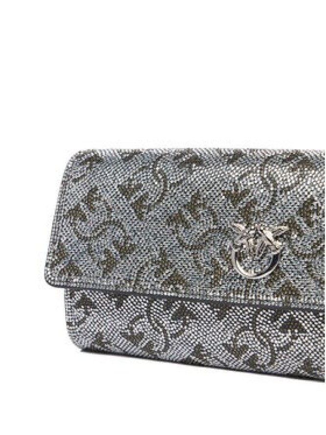PINKO Torebka Love Tiny Brids Wallet C AI 25-26 PCPL 103765 A20D Srebrny