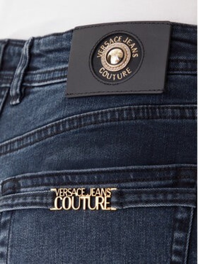 Versace Jeans Couture Jeansy 79HAB561 CDWAB Granatowy Wide Leg