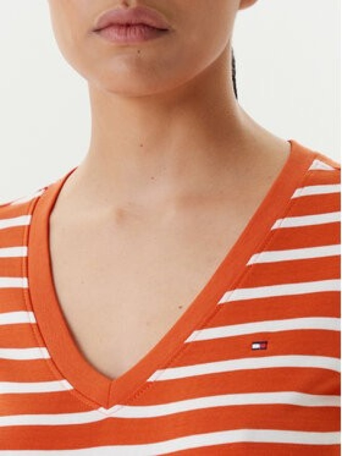 Tommy Hilfiger T-Shirt New Cody WW0WW40584 Pomarańczowy Slim Fit