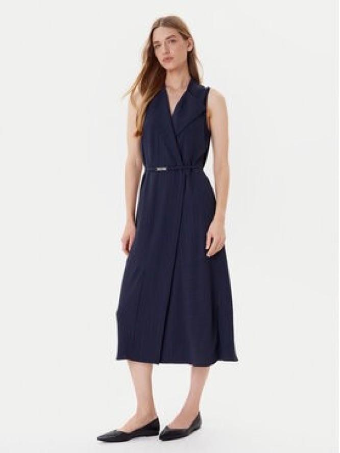 BOSS Sukienka koktajlowa Dimosa 50548494 Granatowy Regular Fit