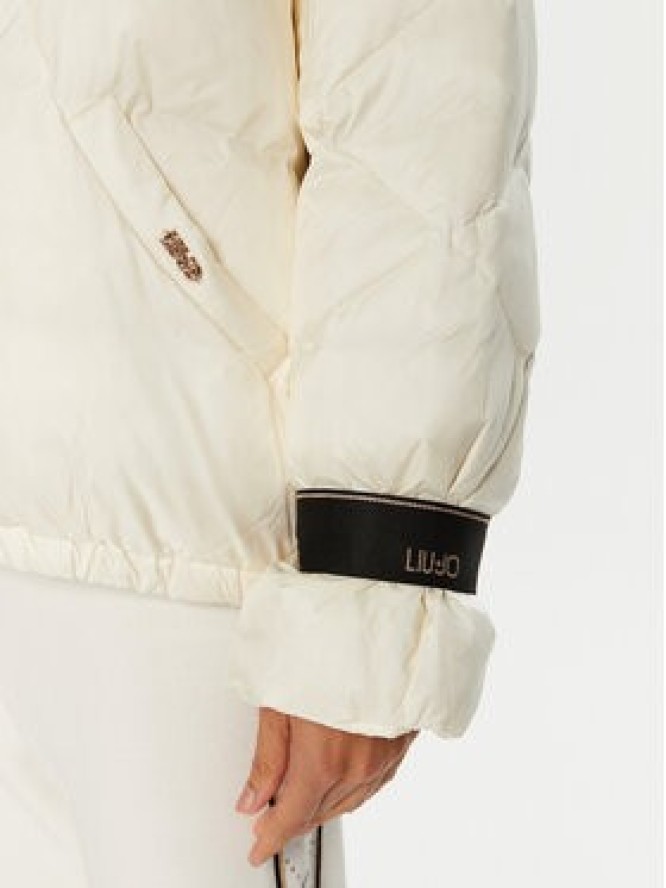 Liu Jo Kurtka zimowa TF4154 TS072 Écru Regular Fit