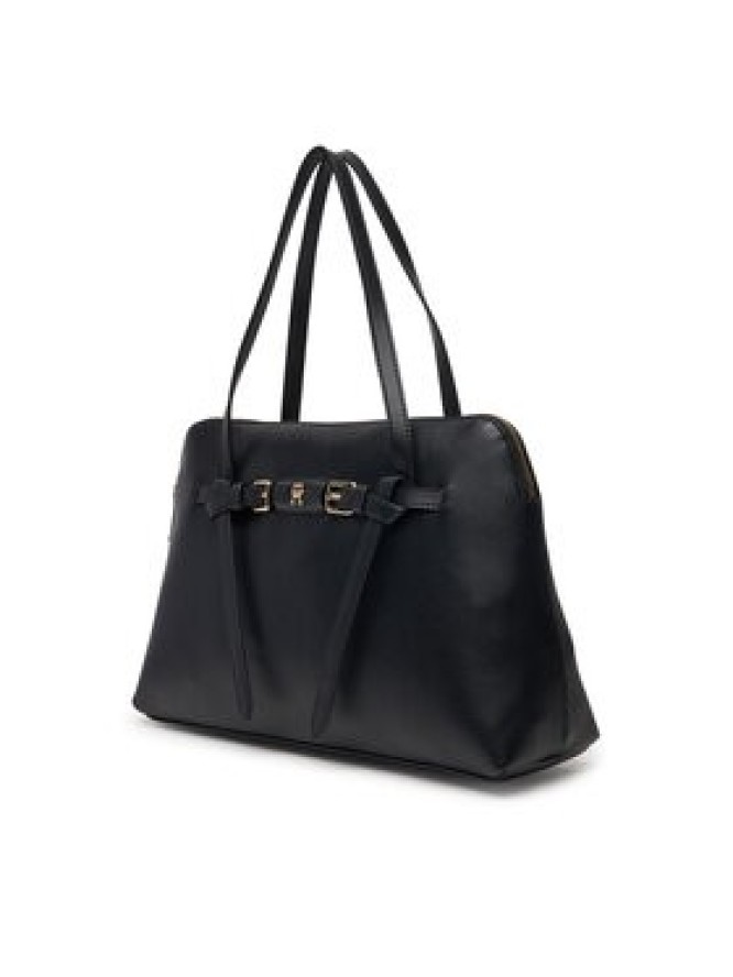 Tommy Hilfiger Torebka Th Buckle Tote AW0AW19032 Czarny