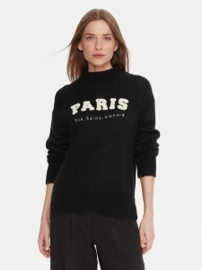 Kontatto Sweter 3M0915C Czarny Regular Fit