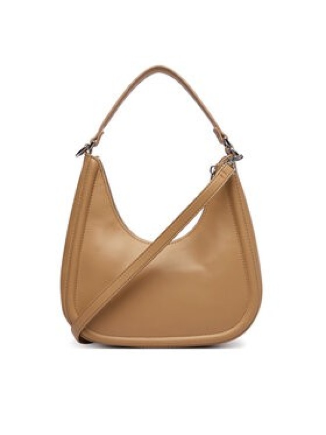 Calvin Klein Torebka Bold Ck Small Crescent LV04F3561G Beżowy