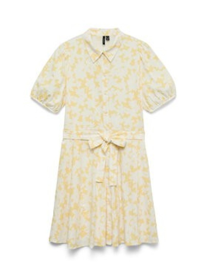 Vero Moda Sukienka codzienna Dicthe 10303728 Żółty jasny Regular Fit