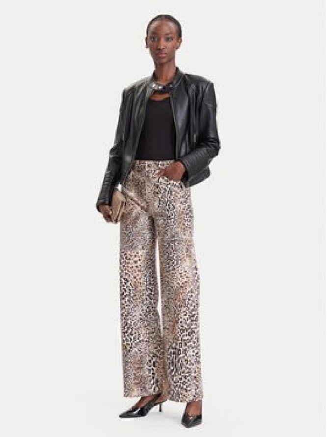 Guess Jeansy W6BA1A W4343 Brązowy Wide Leg