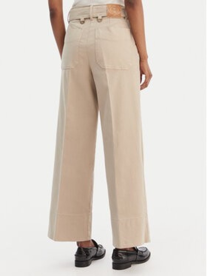 Marella Spodnie materiałowe Nicchia 2613131074 Beżowy Regular Fit