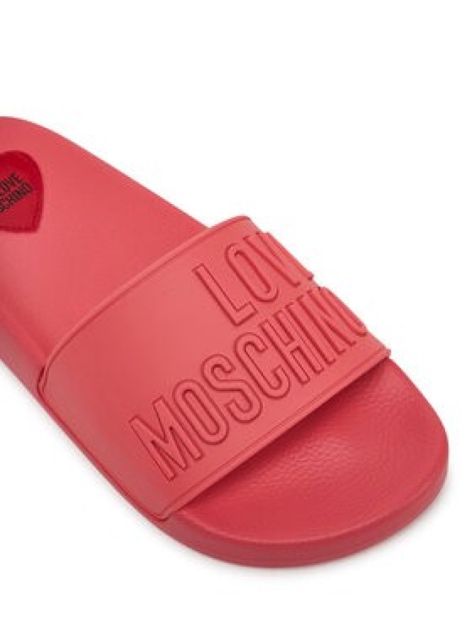 LOVE MOSCHINO Klapki JA28052G1MI15502 Koralowy