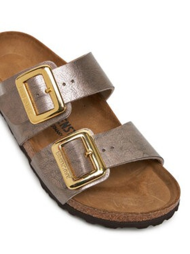 Birkenstock Klapki Sydney Cushion Buckle 1029372 Złoty