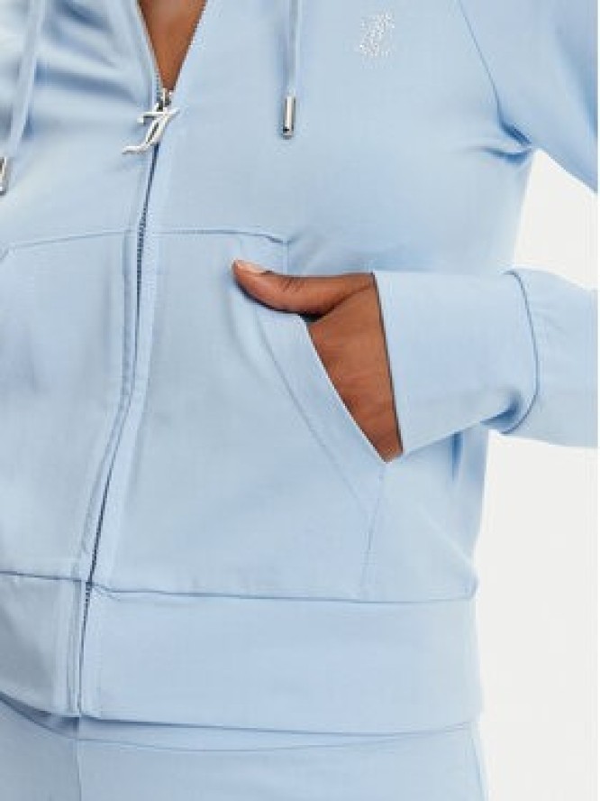 Juicy Couture Bluza Ola JCWAS125310 Błękitny Slim Fit
