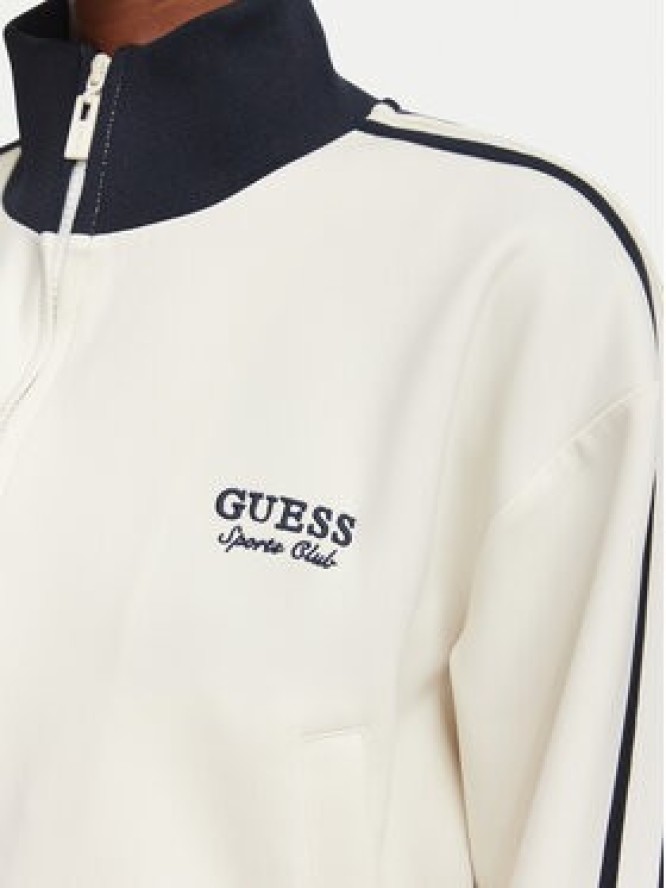 Guess Bluza V6YQ07 K4287 Kremowy Regular Fit