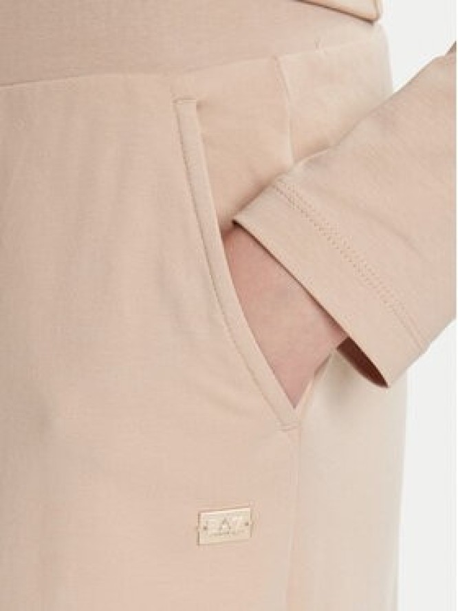EA7 Emporio Armani Spodnie dresowe 7W000462 AF13135 U1046 Beżowy Relaxed Fit
