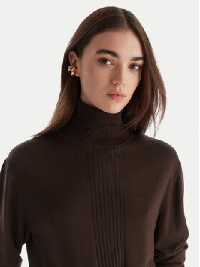 Patrizia Pepe Golf 2K0340 KM36 Brązowy Regular Fit