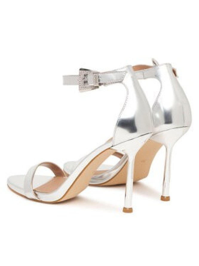 Guess Sandały FLPINS LEL03 Srebrny