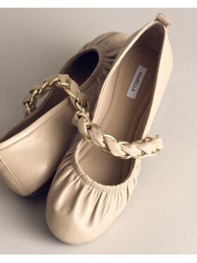 Marella Baleriny Matteo 2513521096200 Beżowy