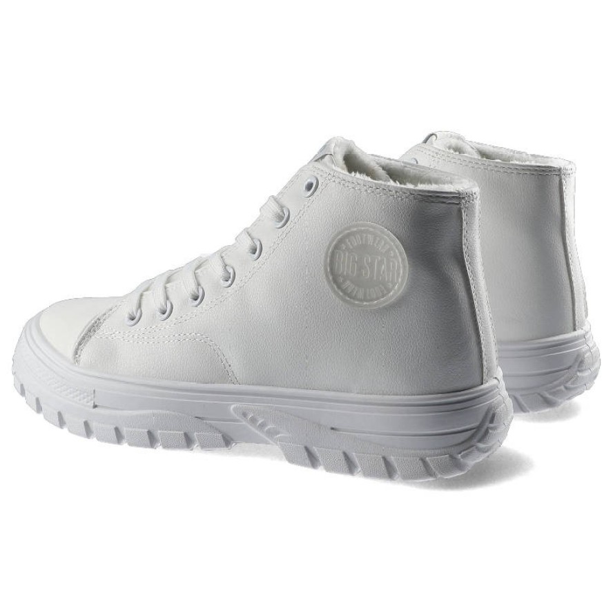 Białe Sneakersy Big Star Damskie Stylowe Buty