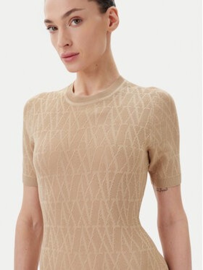 Armani Exchange Sukienka dzianinowa XW000581 AF12875 F1018 Zielony Slim Fit